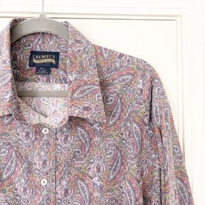Cremieux Paisley Dress Shirt XLT xl tall